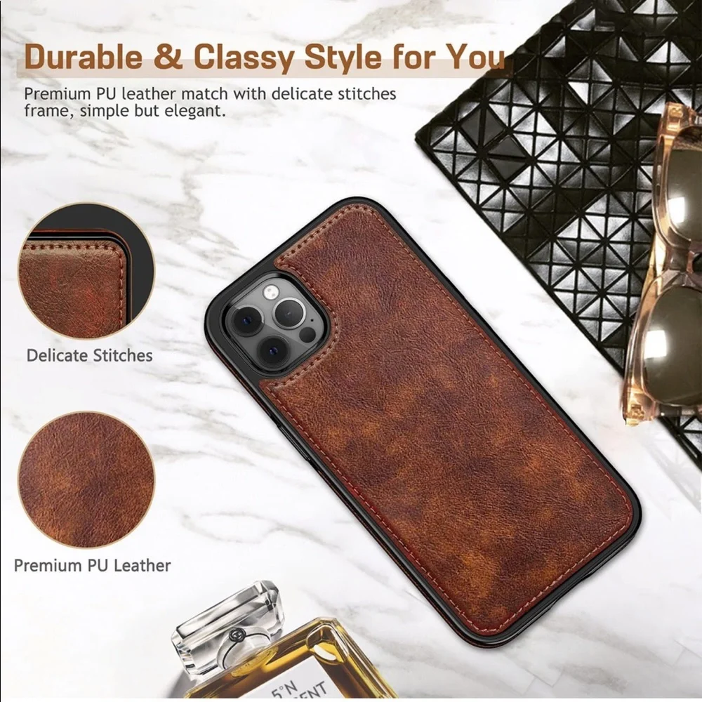 BRAND NEW SLIM LEATHER IPHONE 13 PRO CASE